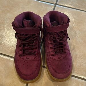 Nike  Force 1 Mid WB PS 'Bordeaux